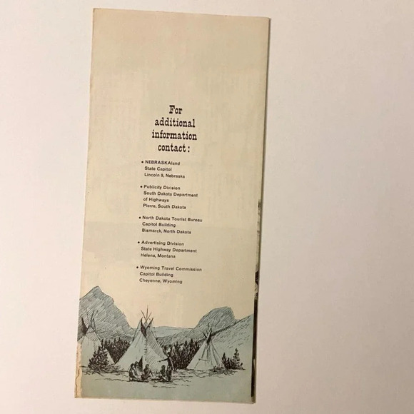 Vintage The Old West Trail 5 Great Western States Travel Brochure United States - Picture 2 of 12